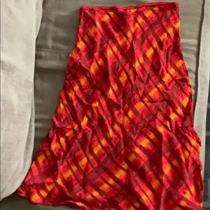 Medium Charlotte Russe skirt red, orange & yellow